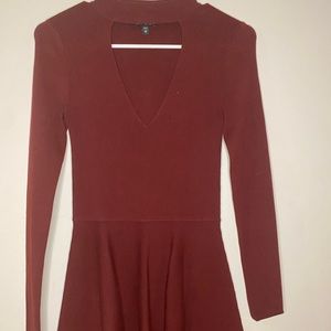 Express, xsmall, burgundy